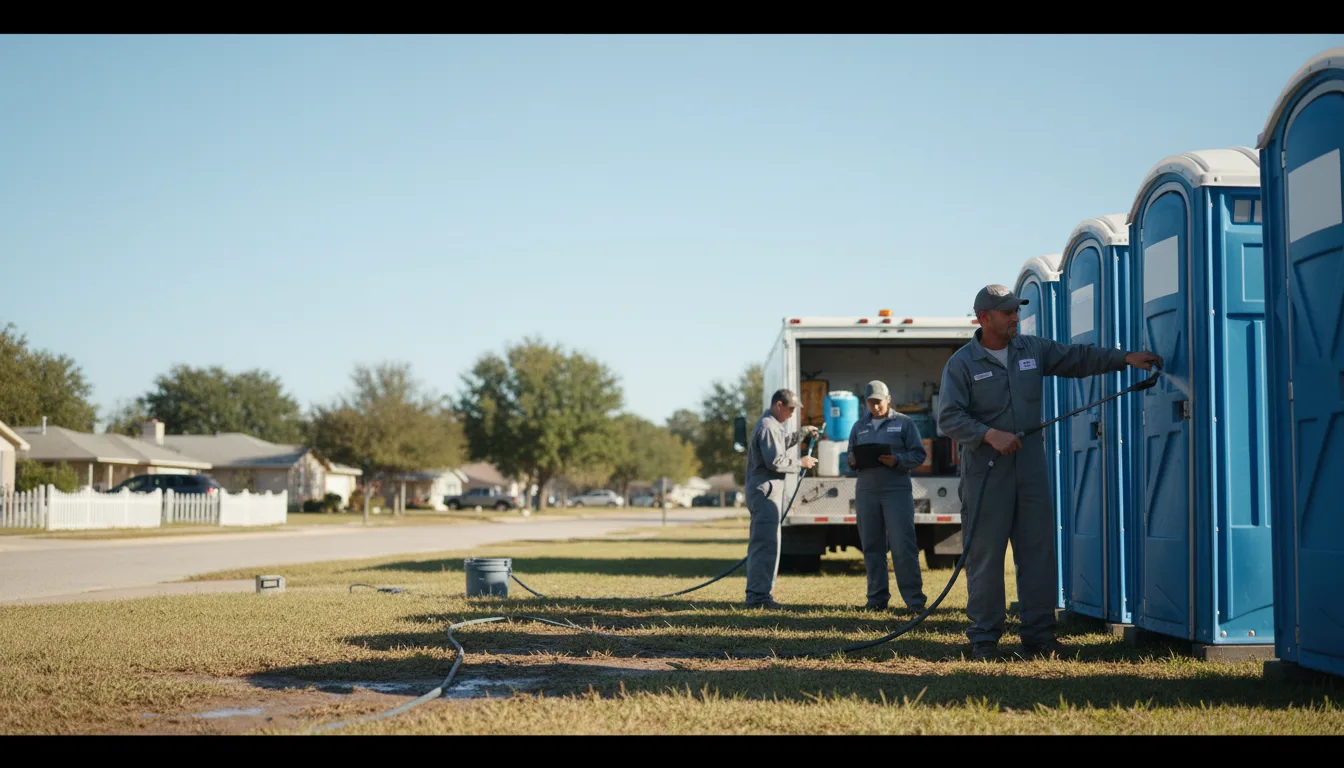 Long-Term Portable Toilet Rental in Gillett, TX near me